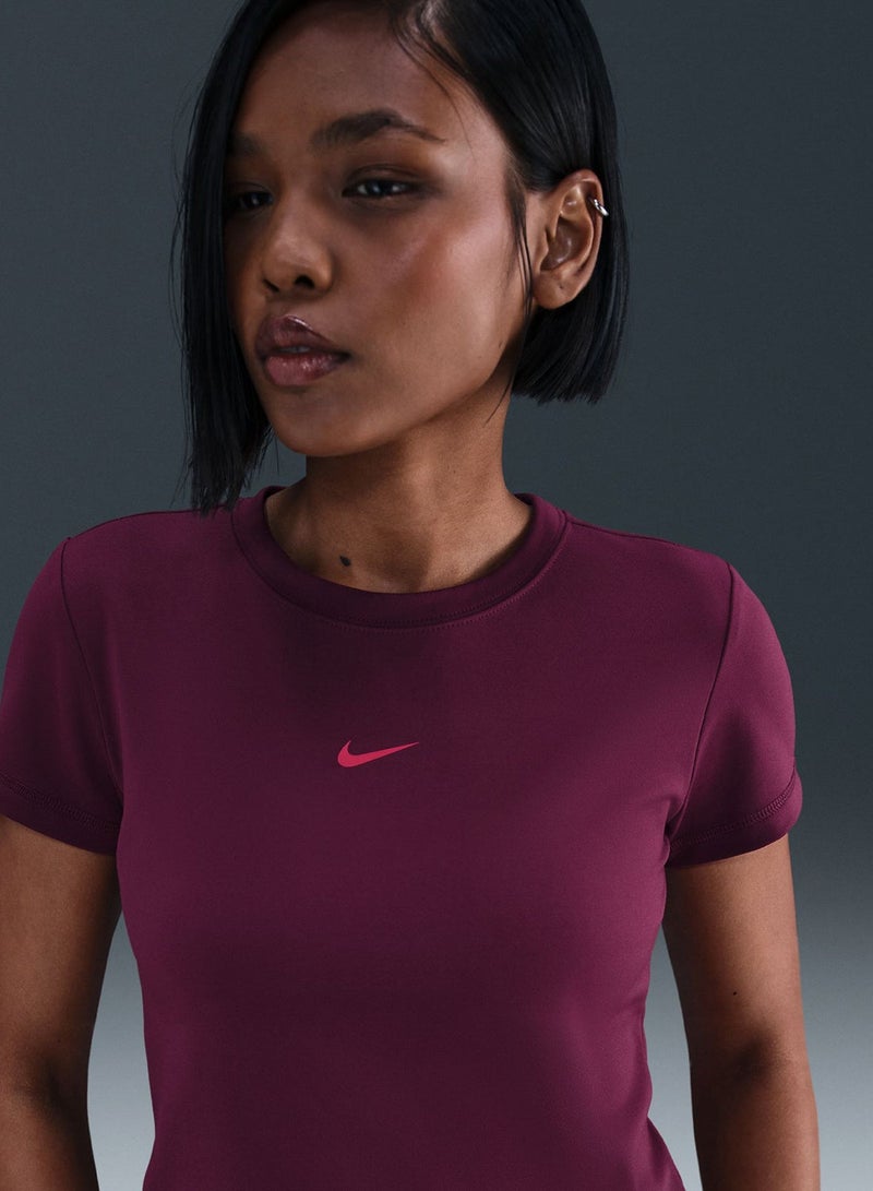Nike Nsw Mid Cropped Glossy Jacket - Image 1